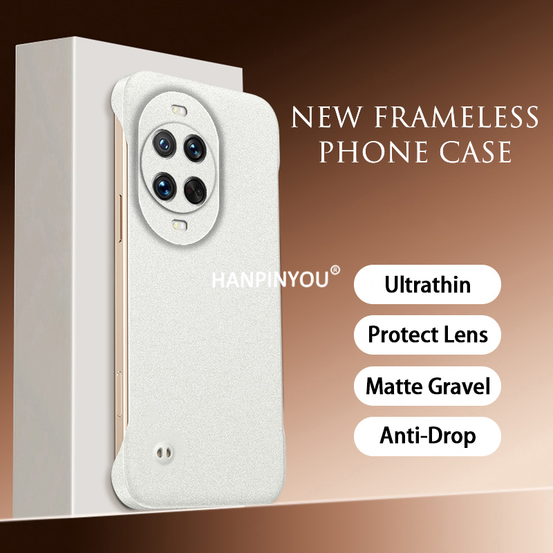 Ultra Thin Frameless Phone Cover - حافظة لهاتف هواوي نوفا 14 برو