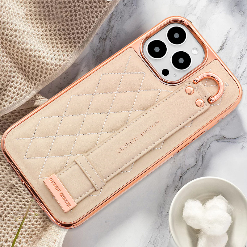 Leather Wallet Card Holder Phone Cover - حافظة هاتف أنيقة وفاخرة مع حلقة