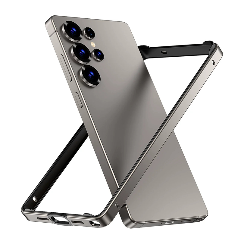 Metal Bumper Aluminum Frame Case - حافظة لهاتف سامسونج جالاكسي S25 Ultra