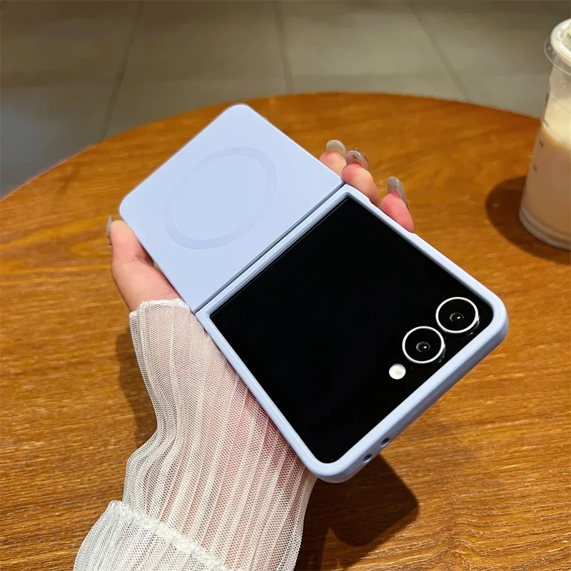 غطاء هاتف مغناطيسي ناعم من الس - مراجعة Liquid Silicone Magnetic Phone Case وسعره