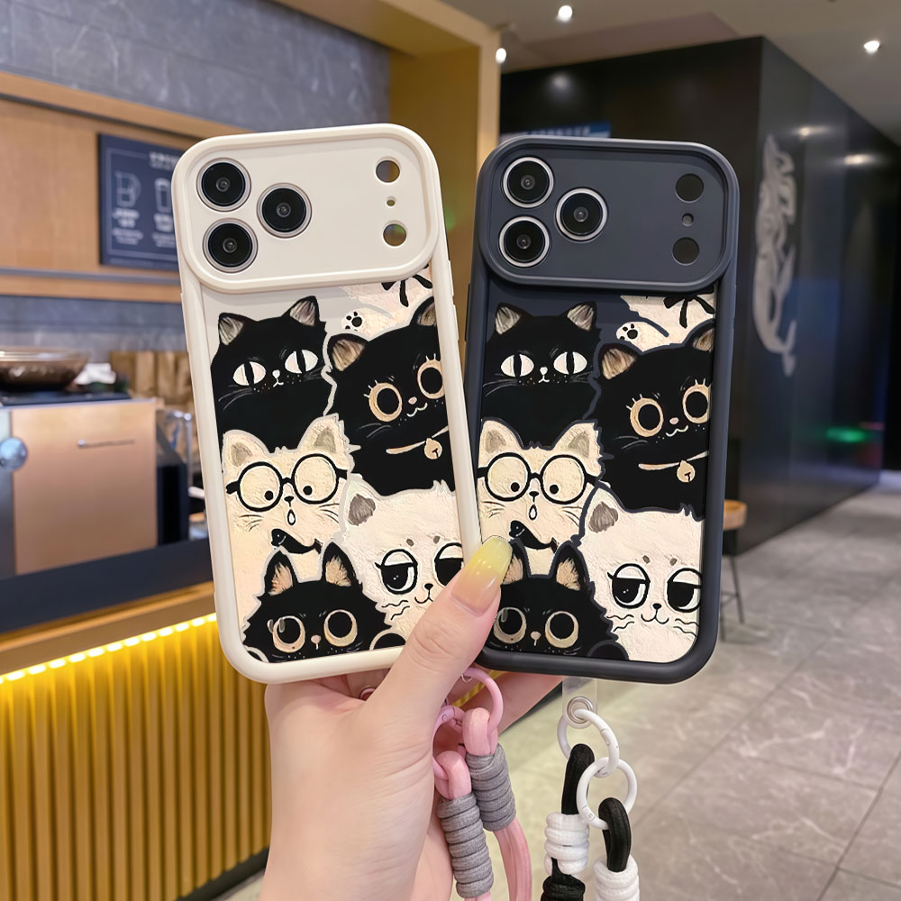 جراب هاتف مقاوم للصدمات بتصميم - مراجعة Cute Cartoon Wrist Strap Silicone Case وسعره