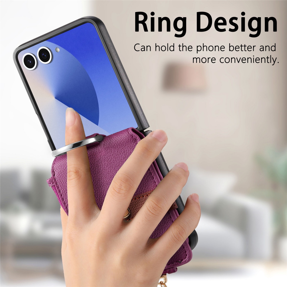 حافظة هاتف فاخرة مع حامل بطاقا - مراجعة Leather Wallet Card Holder Phone Cover وسعره