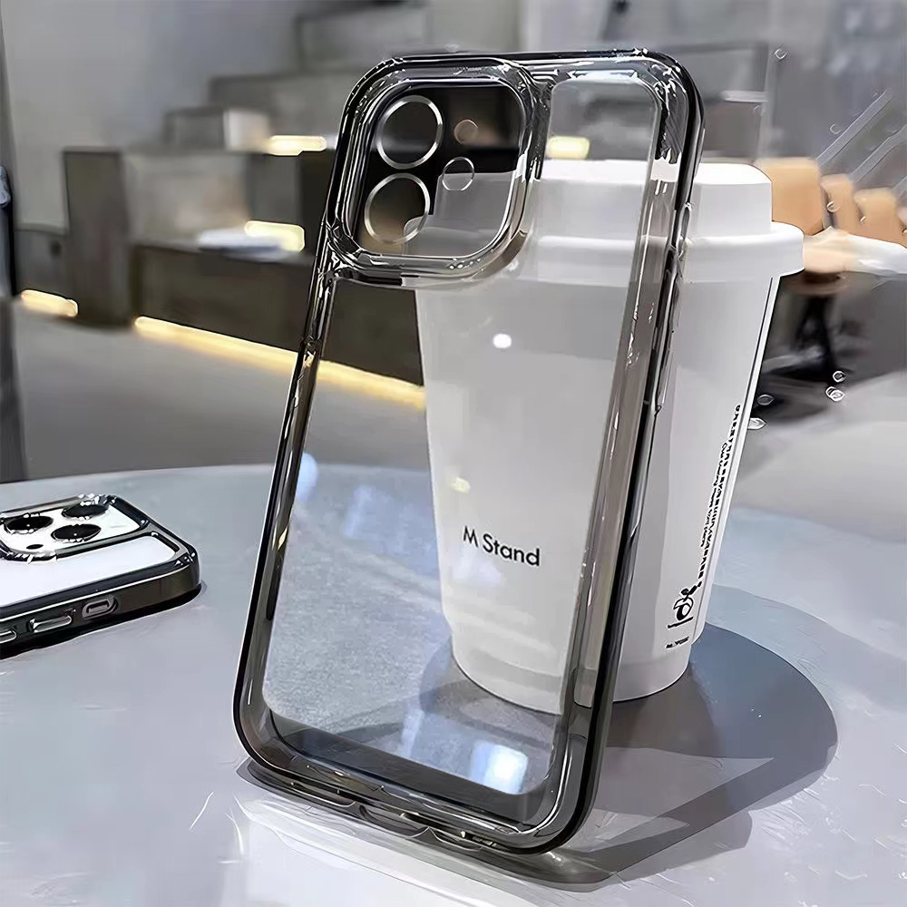 غطاء هاتف فاخر لـ iPhone 15 8  - مراجعة Clear Shockproof Bumper Case وسعره
