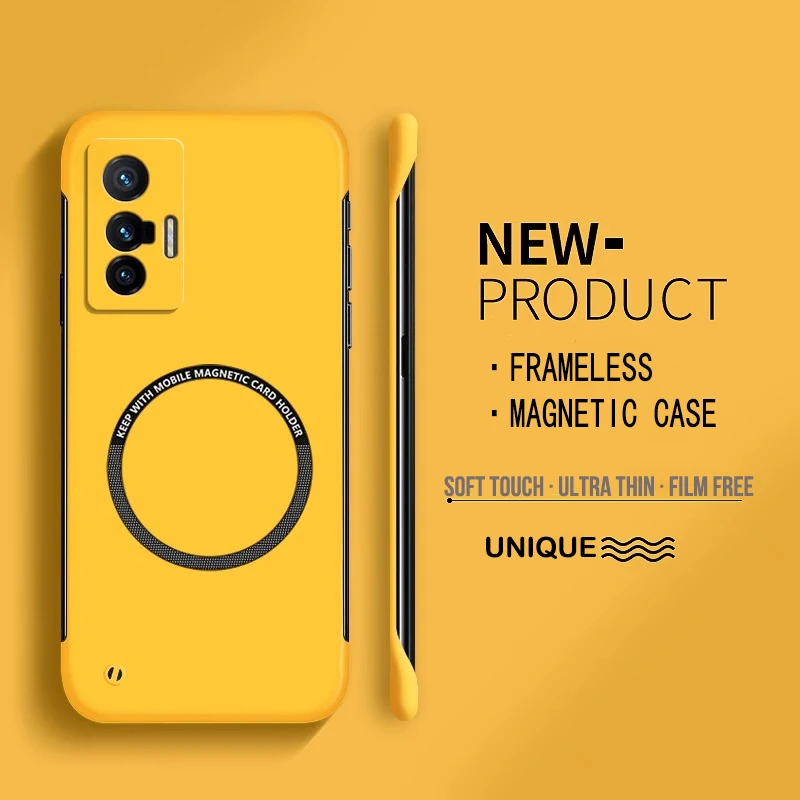 رقيقة جدا الصلب PC المغناطيسي  - مراجعة Ultra Thin Frameless Phone Cover وسعره