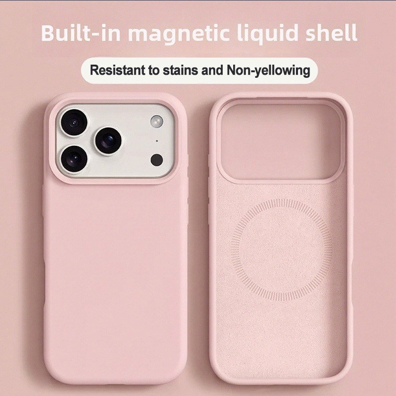 حافظة هاتف مغناطيسية من السيلي - مراجعة Liquid Silicone Magnetic Phone Case وسعره